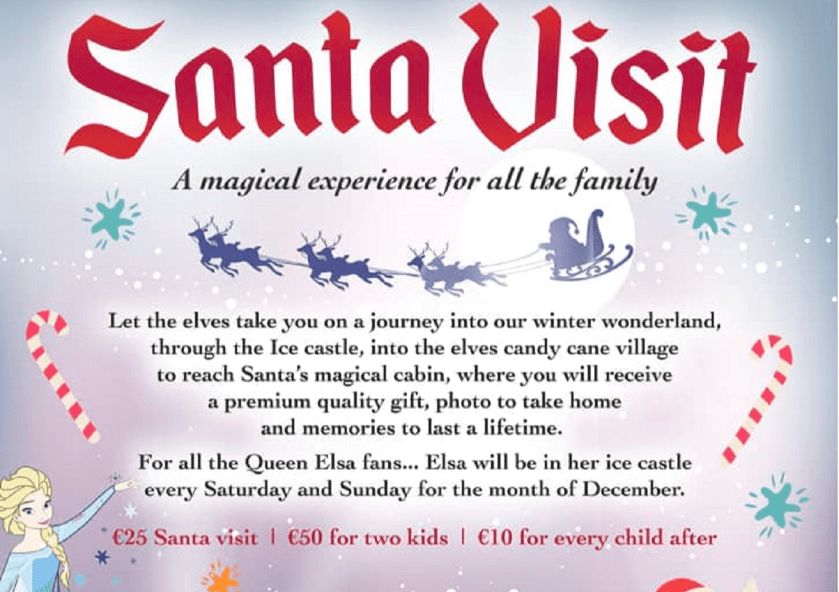 Visit Santa at Little Rosebuds Pamper Parlour