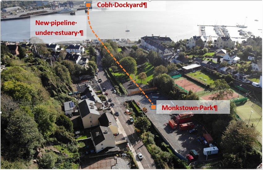 Cobh – Monkstown Pipe Now In Place