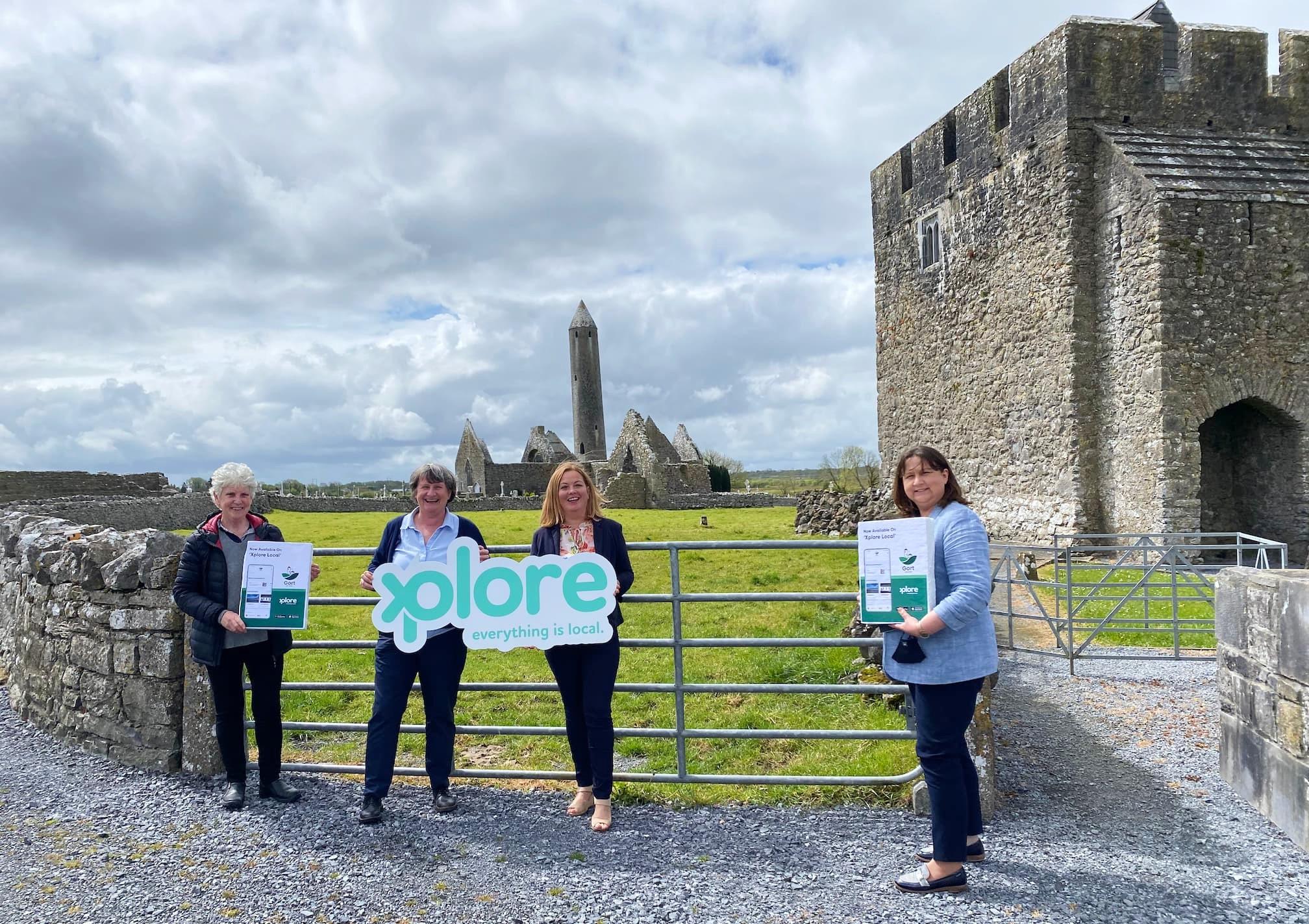 Xplore Gort App & Website Officially Launched at Kilmacduagh Monastery